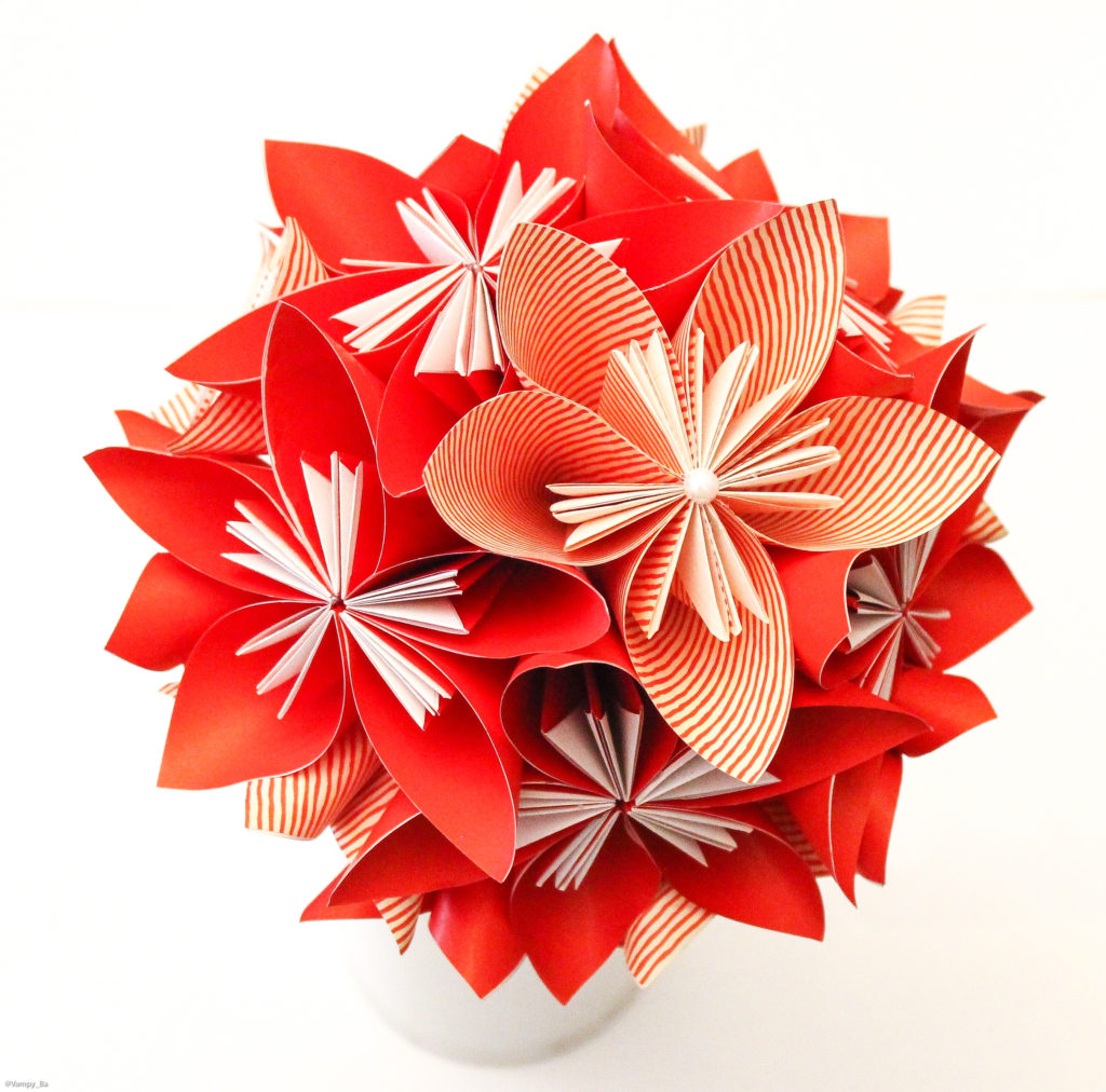 0rigami Fiori.Bouquet Fiori Origami Mirabile Carta