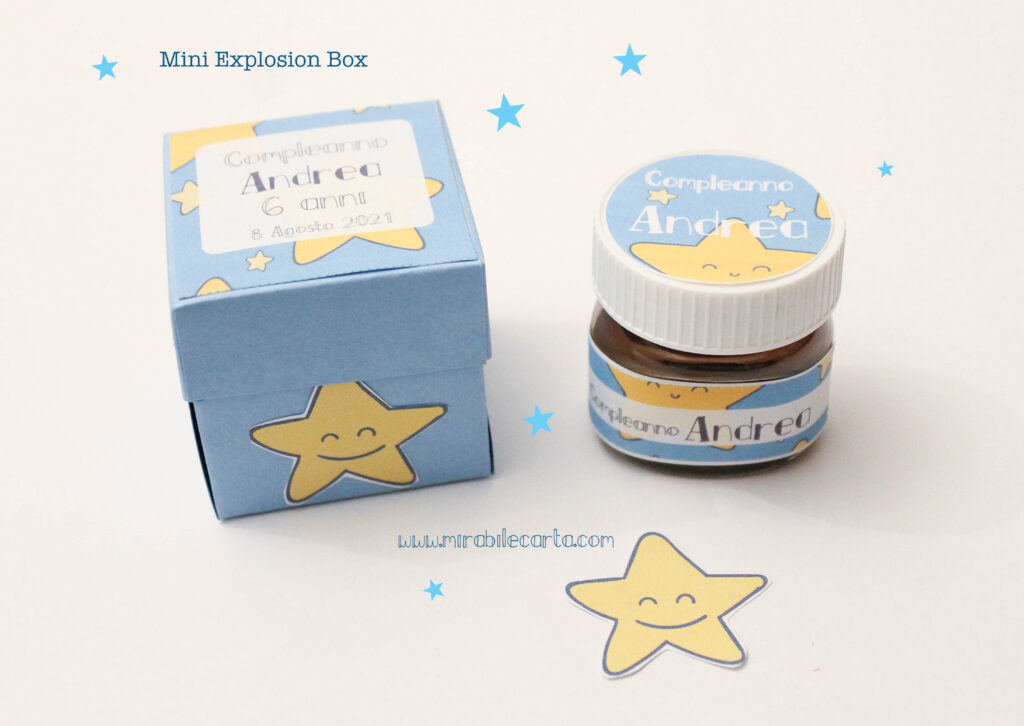 ⭐️ Mini Explosion Box Compleanno⭐️