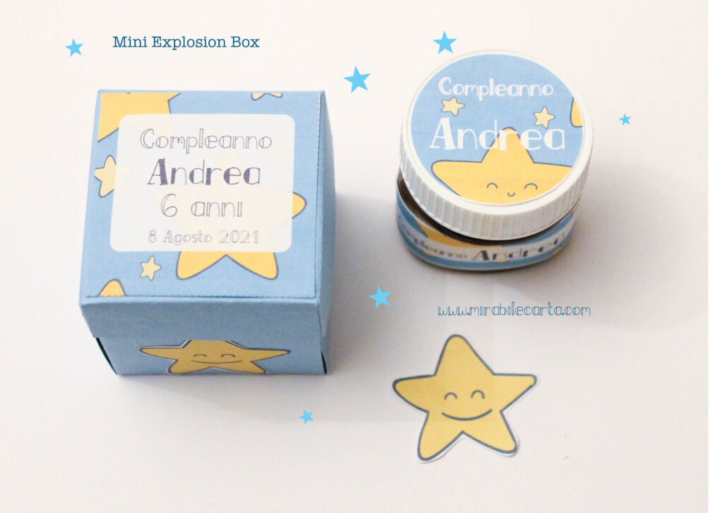 ⭐️ Mini Explosion Box Compleanno⭐️