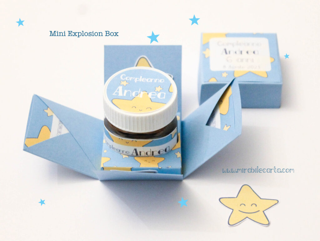 ⭐️ Mini Explosion Box Compleanno⭐️